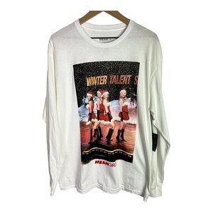 Mean Girls Christmas "Talent Show" Long Sleeve Tee NWT Sz M/L